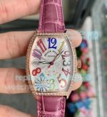 Swiss Replica Franck Muller Color Dreams Watch Unisex Size Colorful Arabic Markers